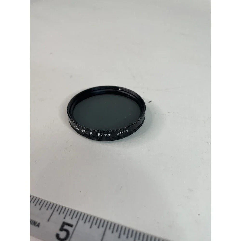Tiffen Polarized Camera Lens, 55mm, Tinted, Japan, With Case